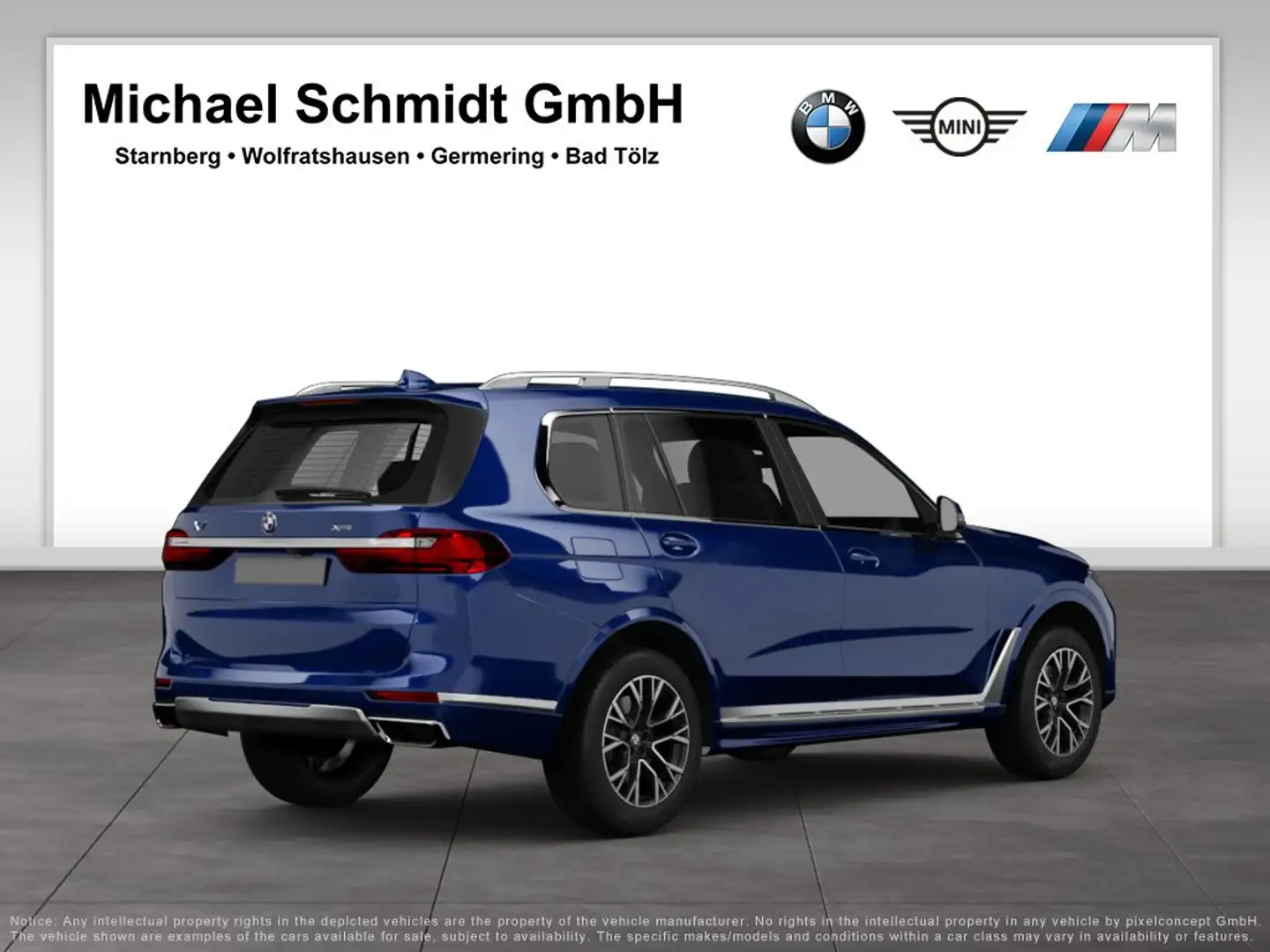 BMW X7 xDrive40d M Sportpaket Gestiksteuerung DAB Blau - 2