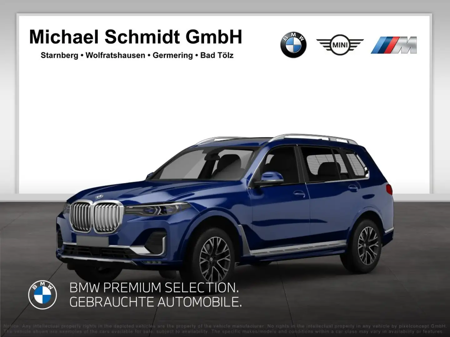BMW X7 xDrive40d M Sportpaket Gestiksteuerung DAB Blau - 1