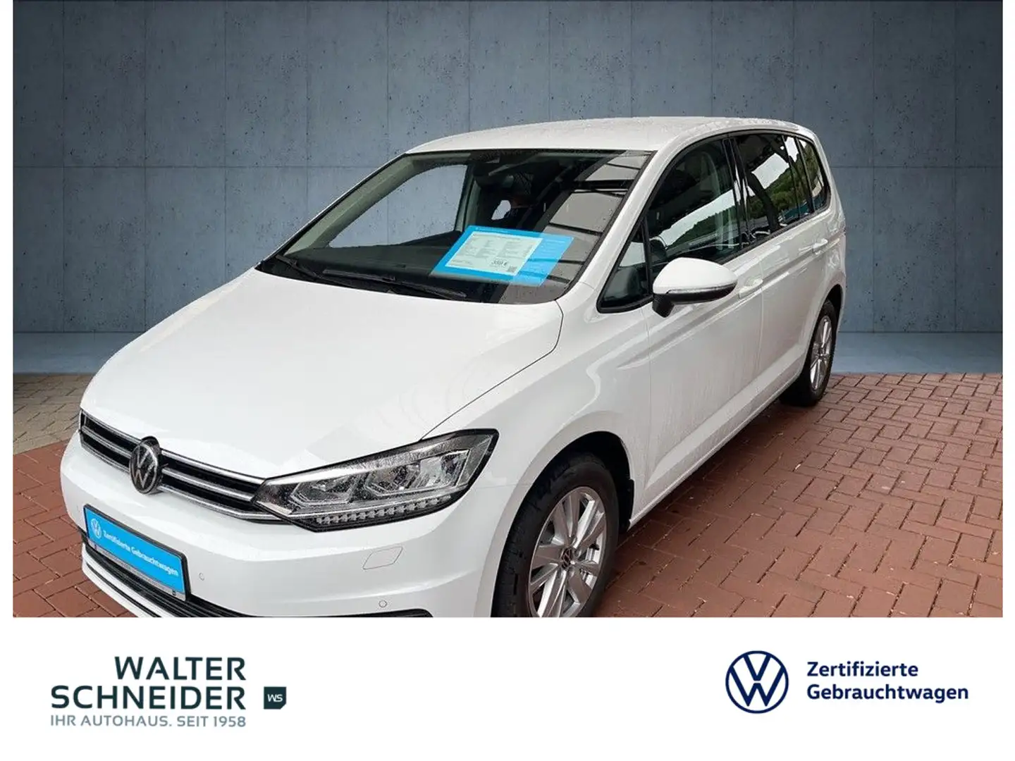 Volkswagen Touran 2.0 TDI Comfortline LED AHK SHZ Blanc - 1