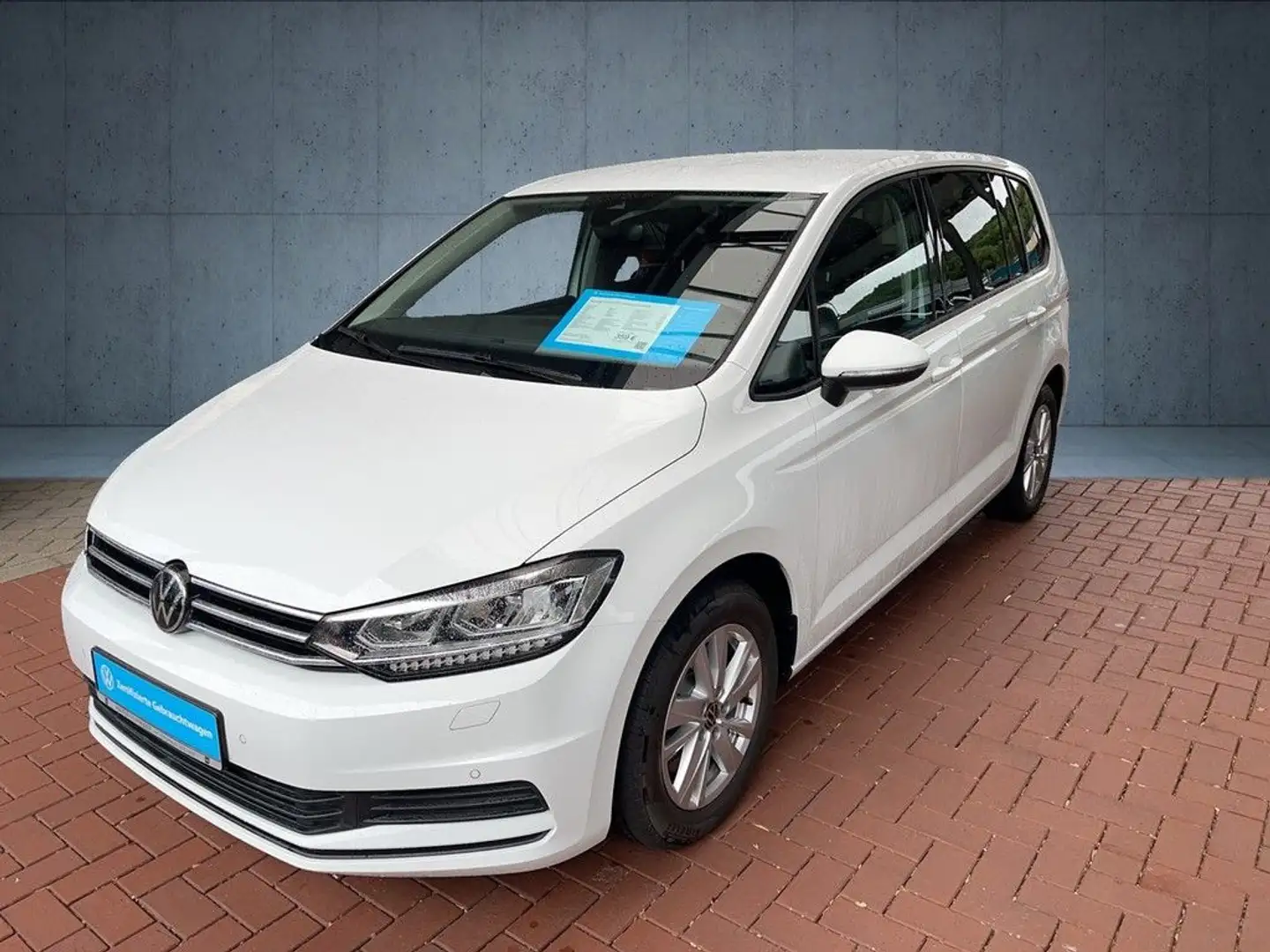 Volkswagen Touran 2.0 TDI Comfortline LED AHK SHZ Blanc - 2