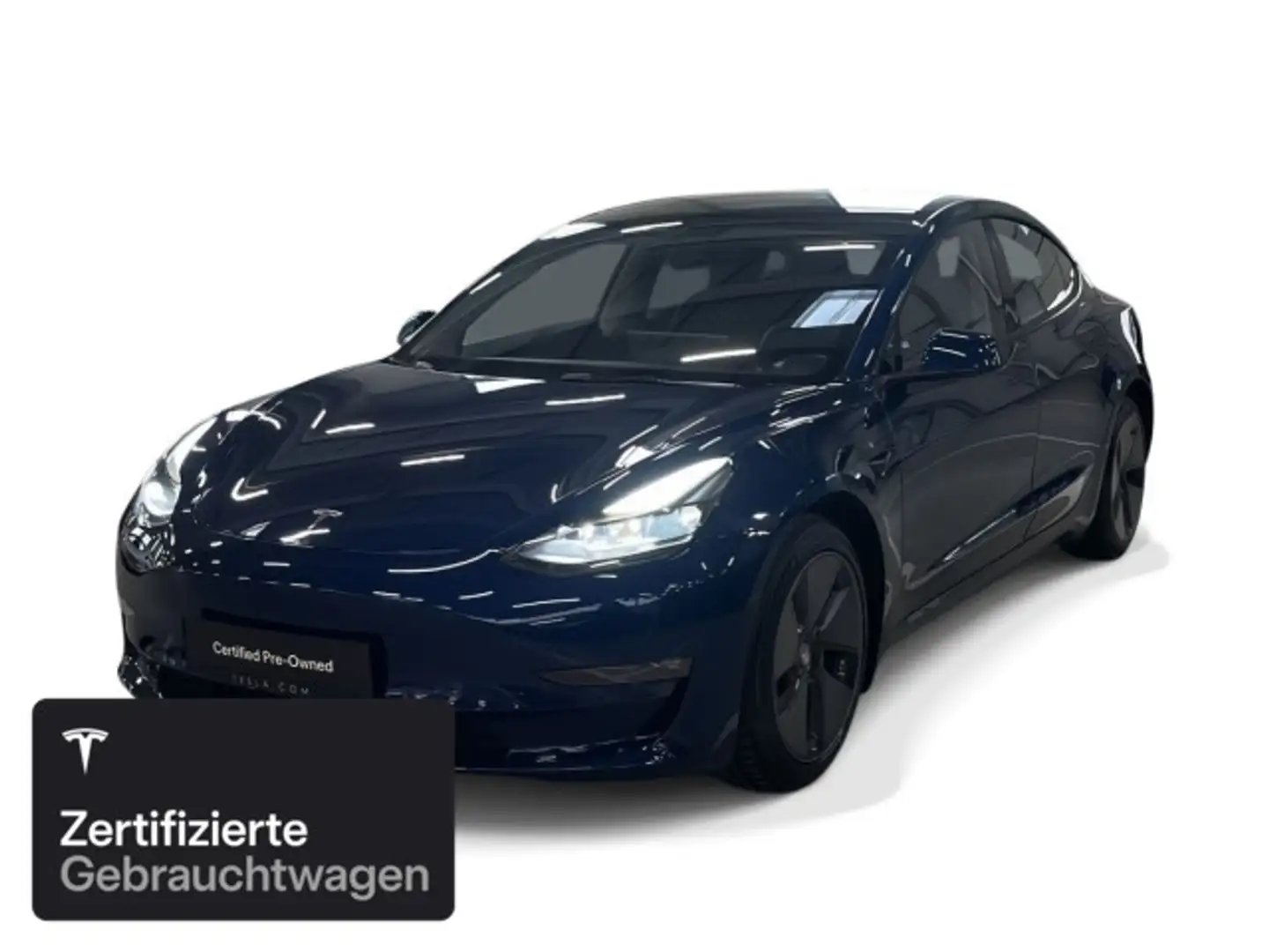 Tesla Model 3 Long Range AWD Bleu - 1