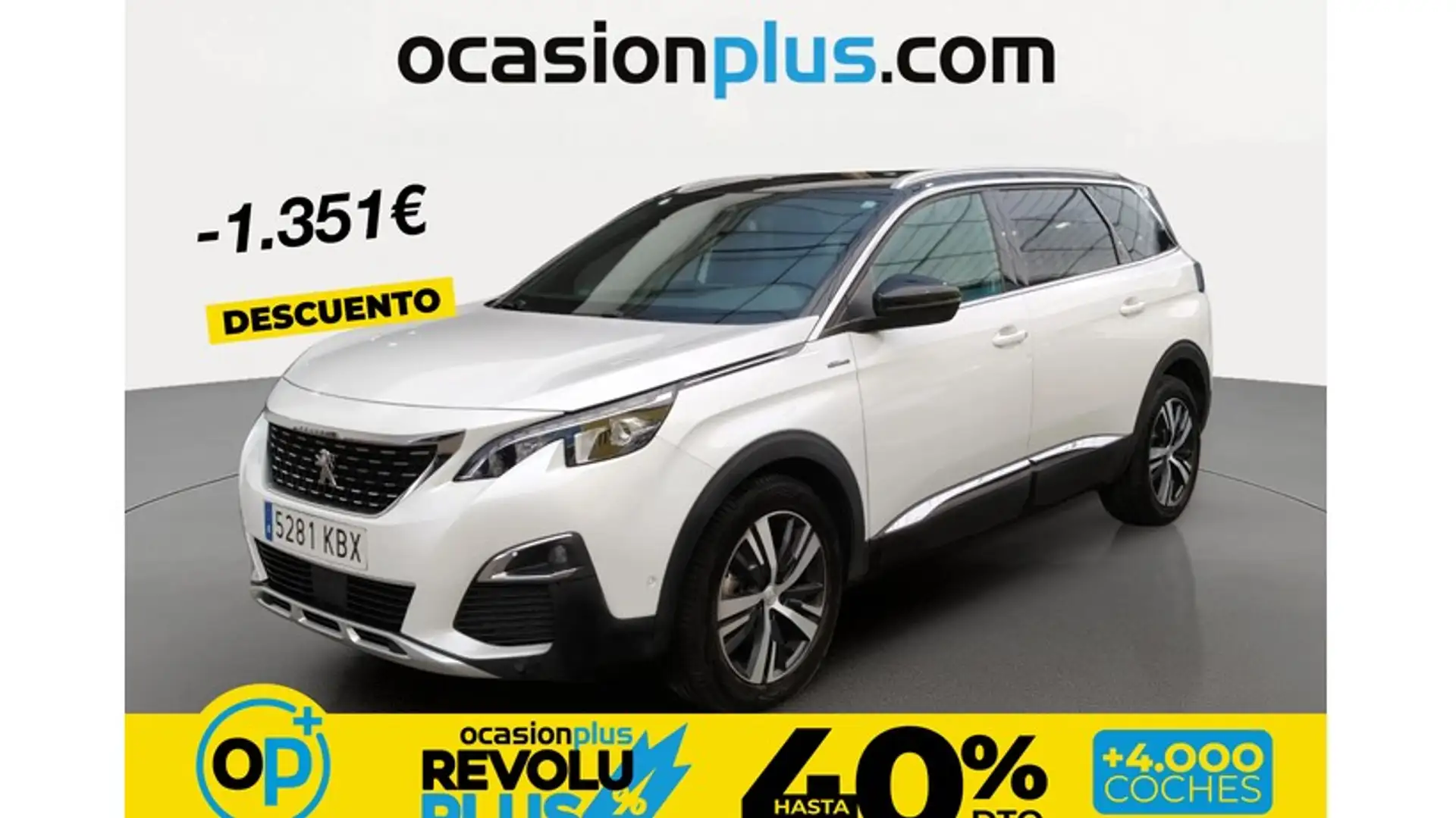 Peugeot 5008 1.6BlueHDi S&S GT-Line 120 Blanco - 1