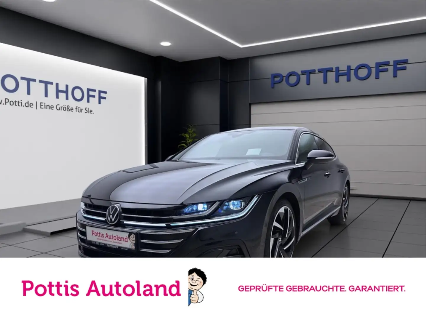Volkswagen Arteon Shooting Brake 2.0 TDI 4M DSG R-LINE PANO AHK DCC Schwarz - 1