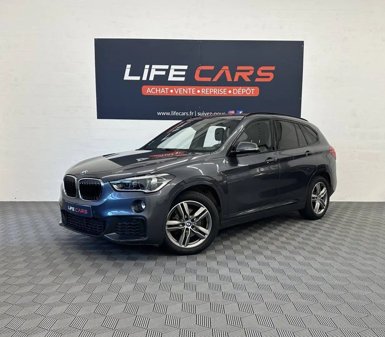 BMW X1 II (F48) xDrive18d 150ch M Sport 2017 français Grijs - 2