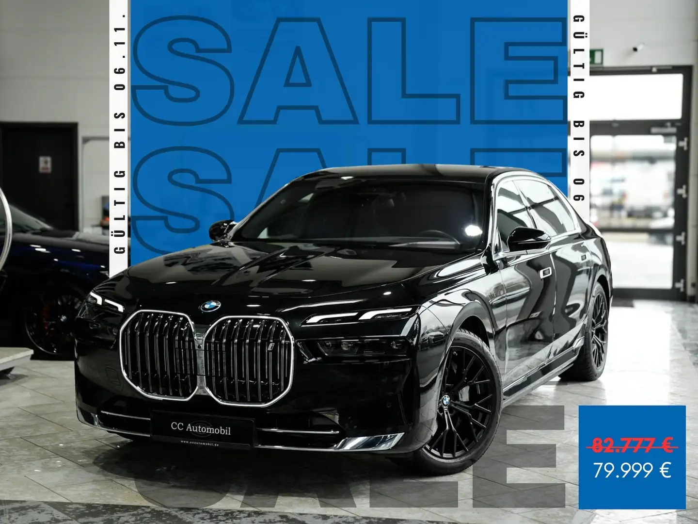 BMW i7 xDrive60 Executive Massage Belüftung 360K Schwarz - 1