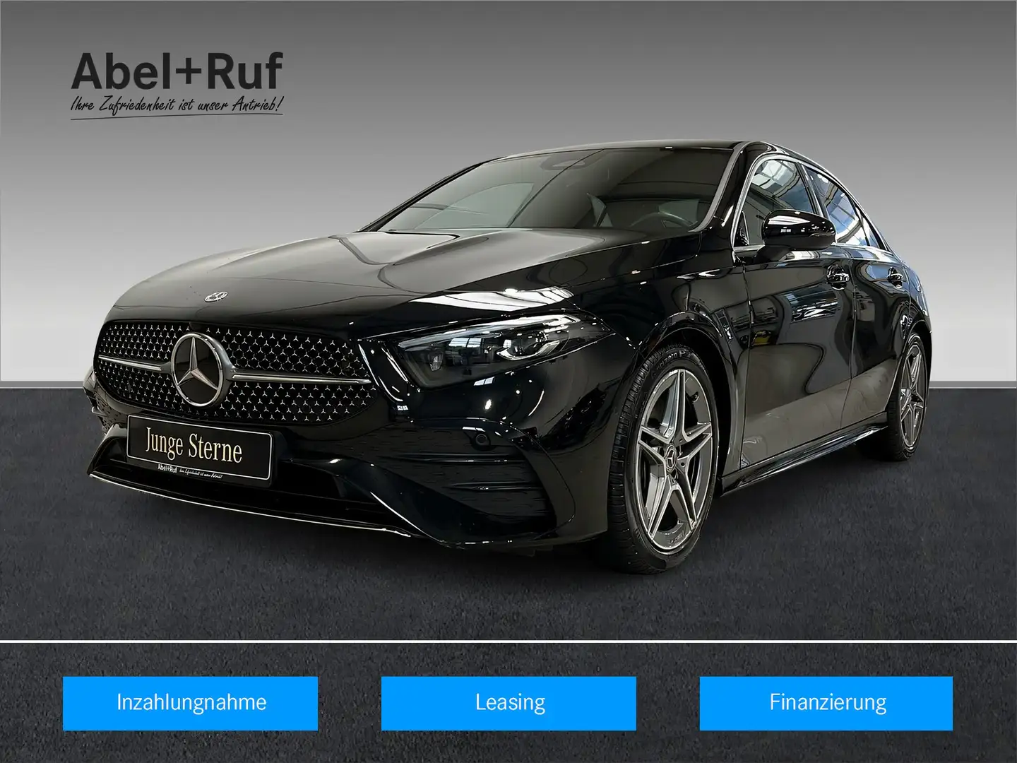 Mercedes-Benz A 250 4M AMG Limo Distronic+Multibeam+HandsFree Schwarz - 1