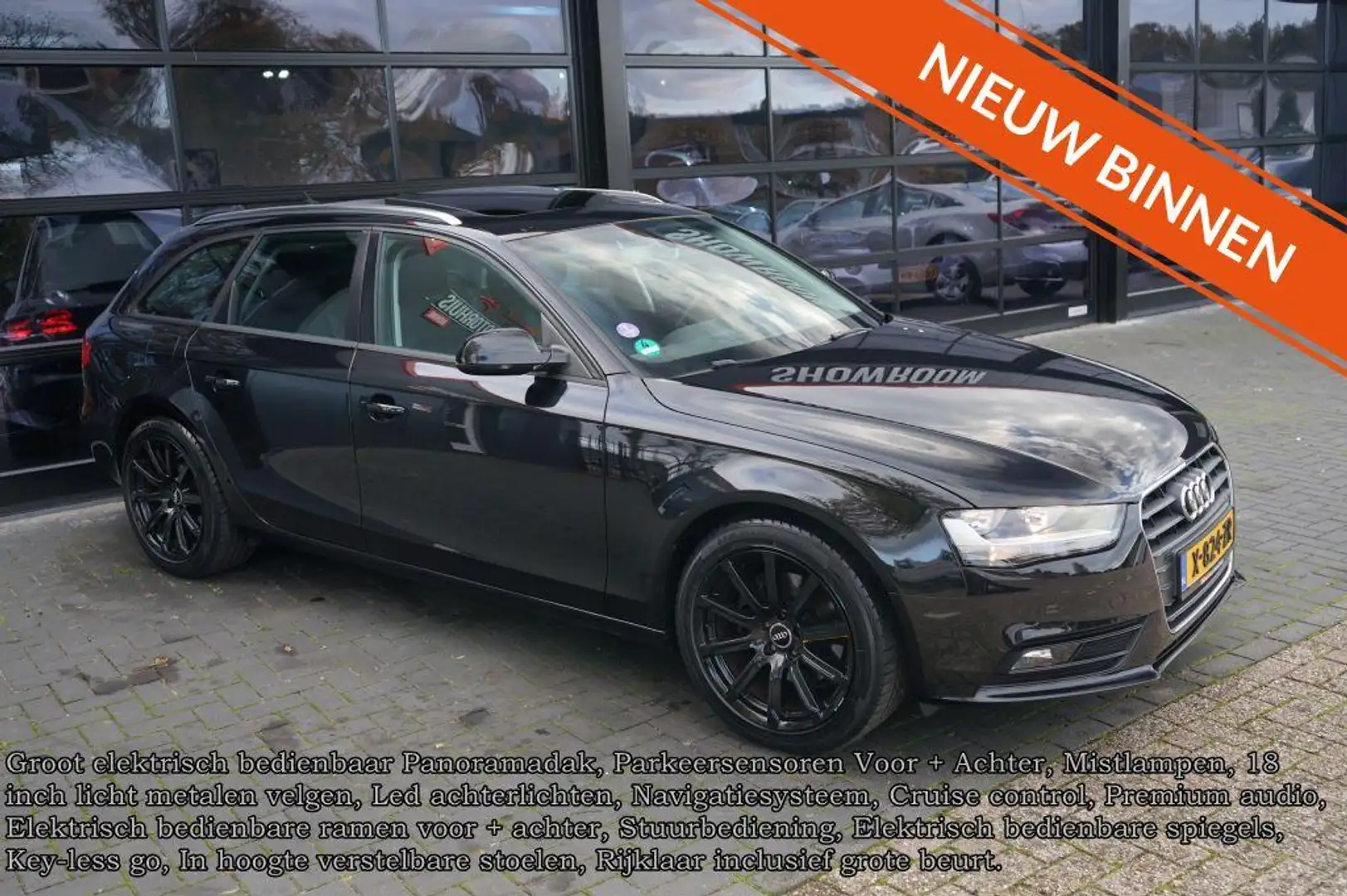 Audi A4 Avant 1.8 TFSI Pro Line S, Panodak, Clima, CC, 18 Zwart - 1