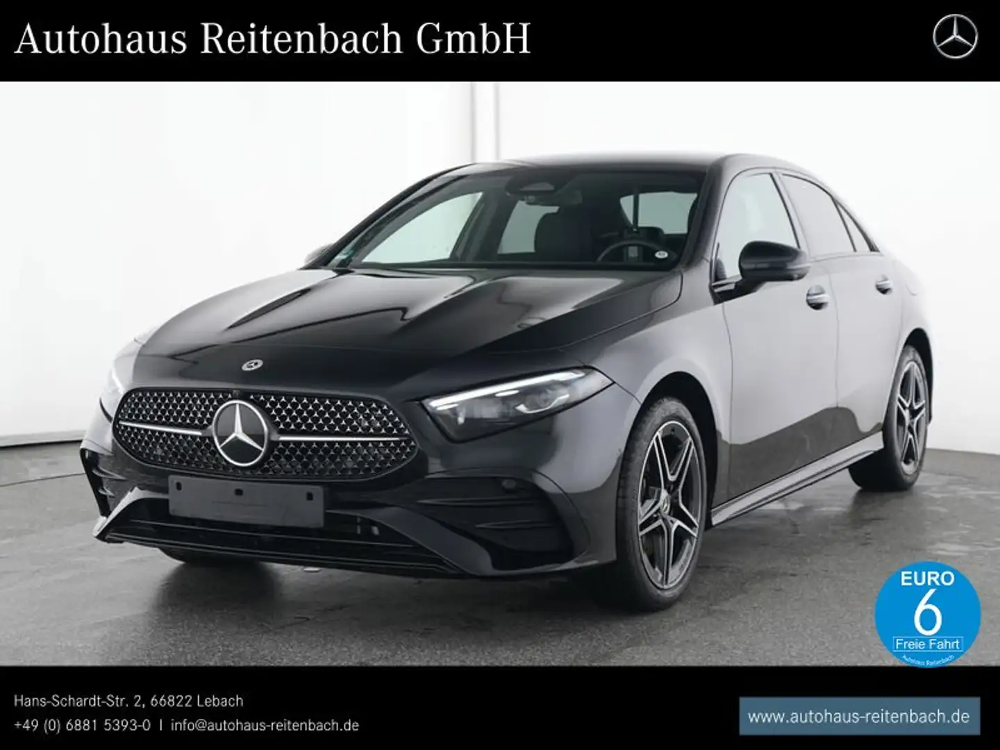 Mercedes-Benz A 250 A250e LIMO AMG+BURMEST DISTR+NIGHT+360+MEMO+TOTW Schwarz - 1
