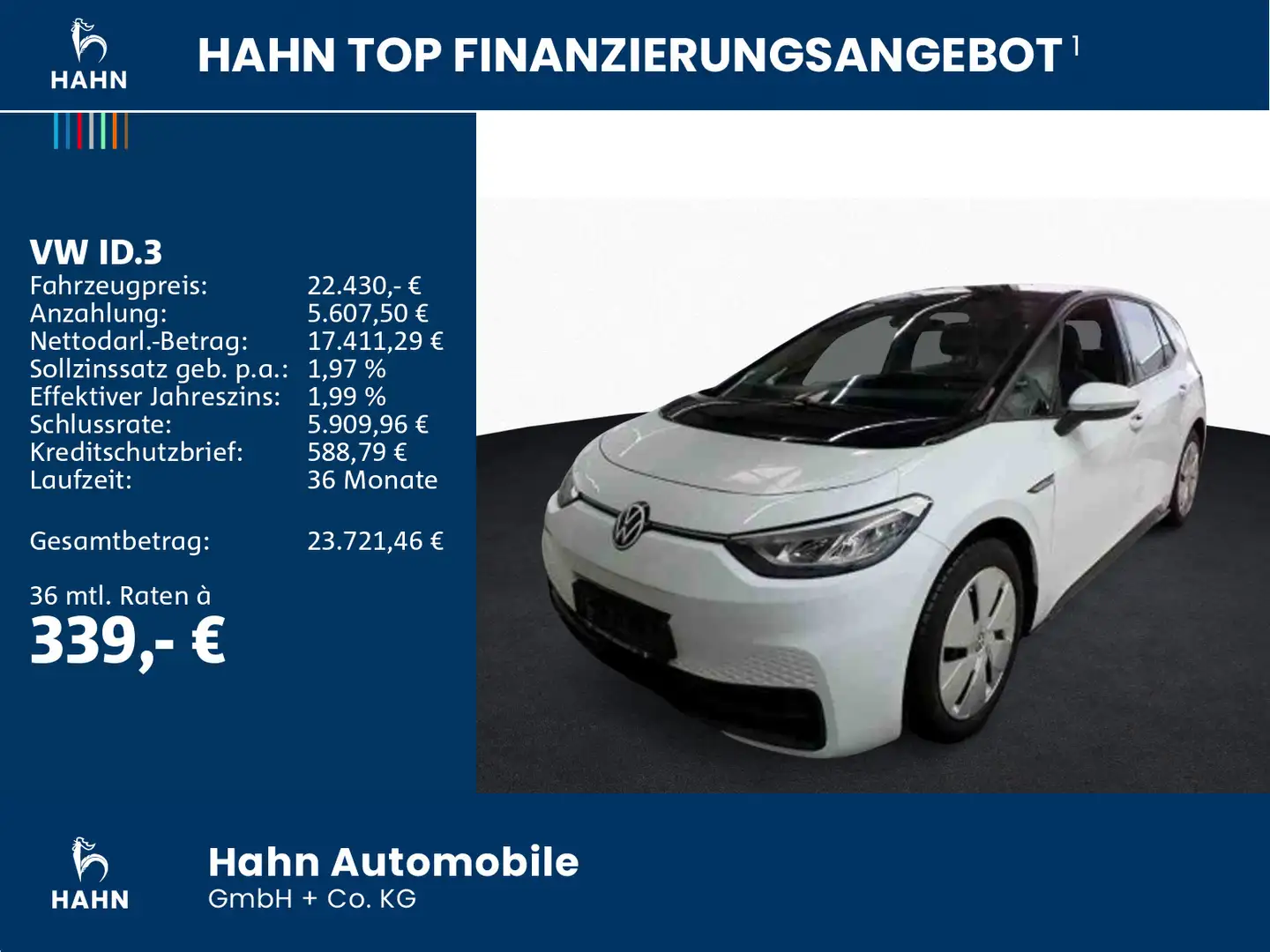 Volkswagen ID.3 Pro App-C Keyless LED Navi PDC Wärmepumpe Weiß - 2