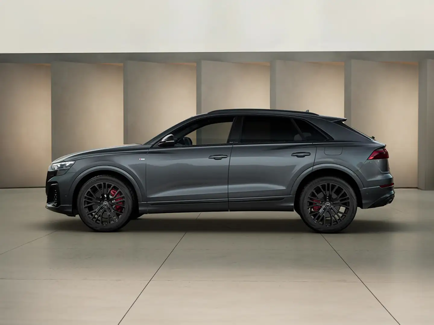 Audi Q8 60 TFSIe Black line quattro tiptronic Grigio - 2