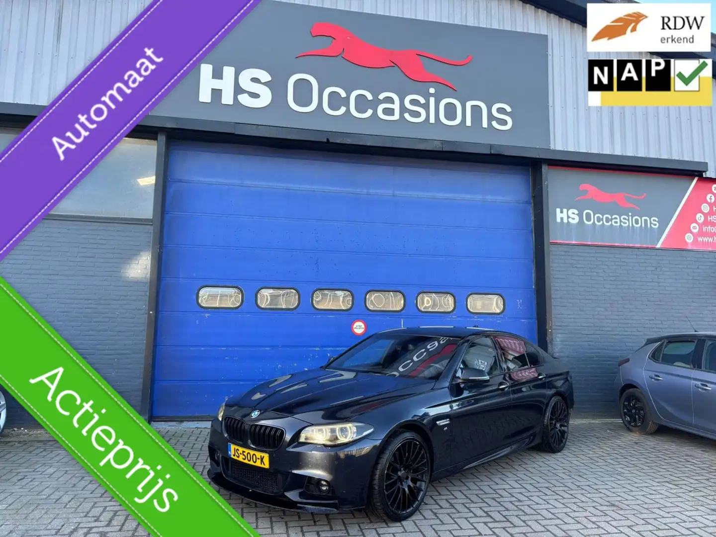 BMW 535 5-serie 535xd M Sport ,NAP,airco,cruise control,na Noir - 1