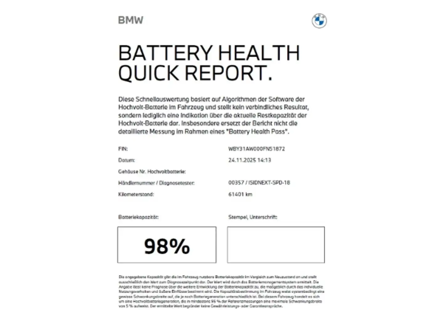 BMW i4 M50 Gran Coupe Park-Assistent AHK H&K Orange - 2