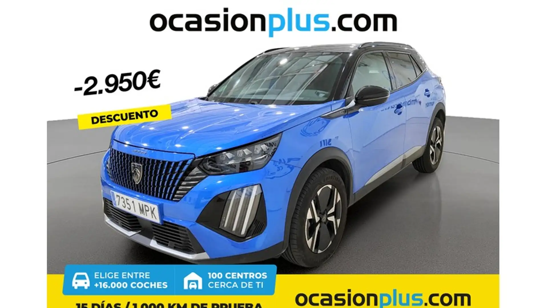 Peugeot 2008 1.2 PureTech S&S GT EAT8 130 Bleu - 1