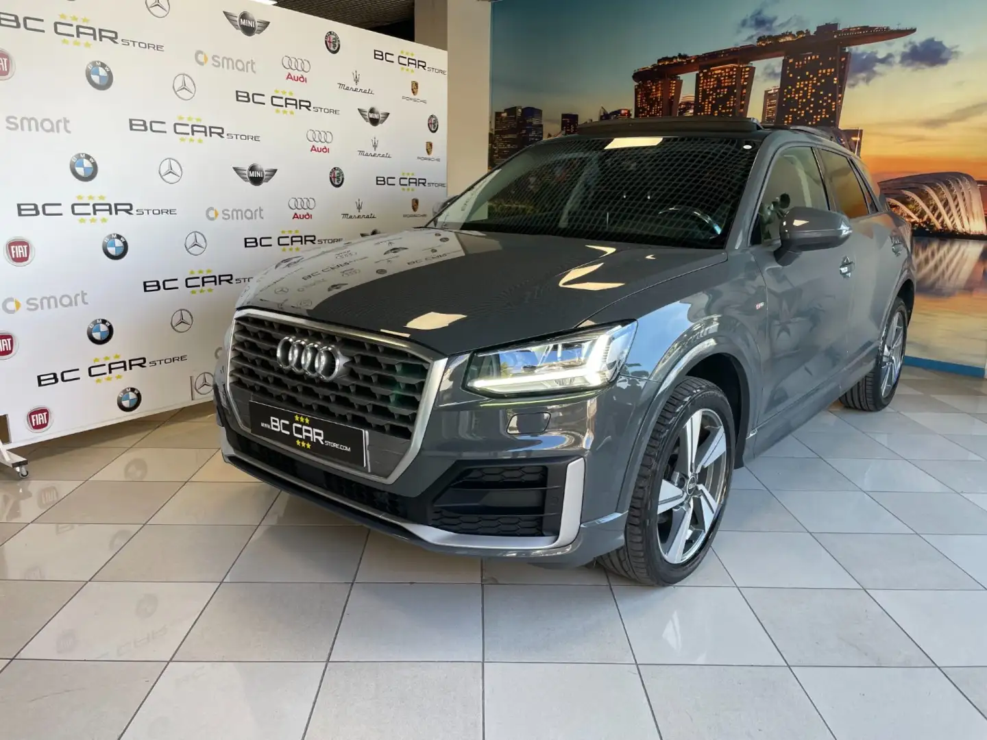 Audi Q2 30 TDI S tronic S LINE *TETTO Grigio - 1