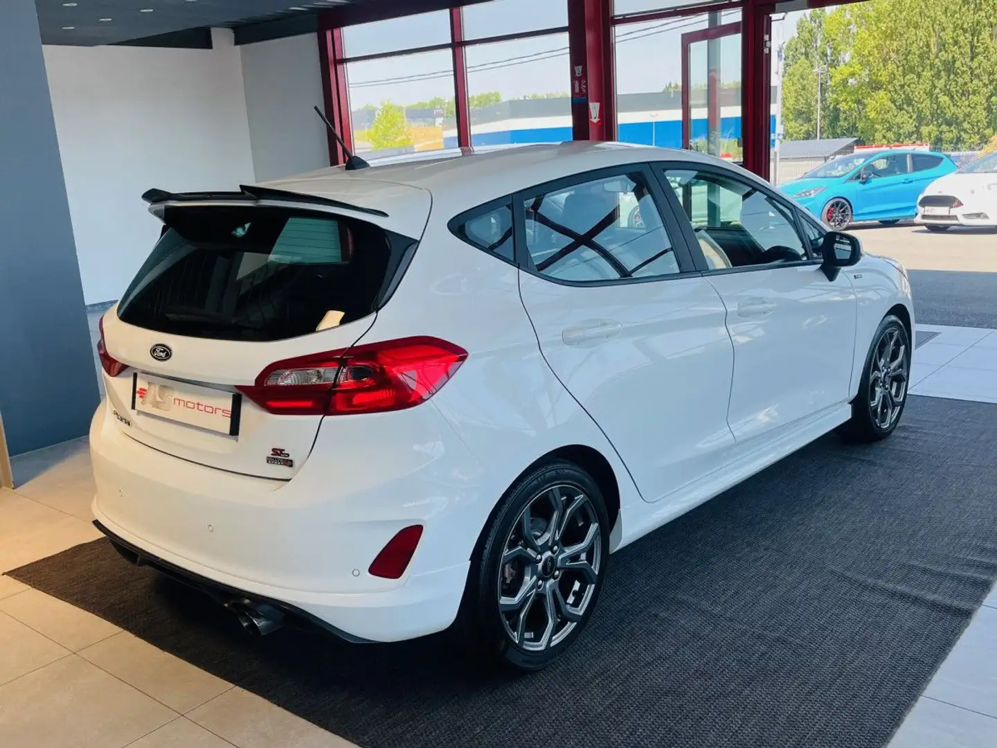 Ford Fiesta ST LINE 1,0 100 GPS APPLE CARPLAY HIFI B&O PARK PI Blanc - 2