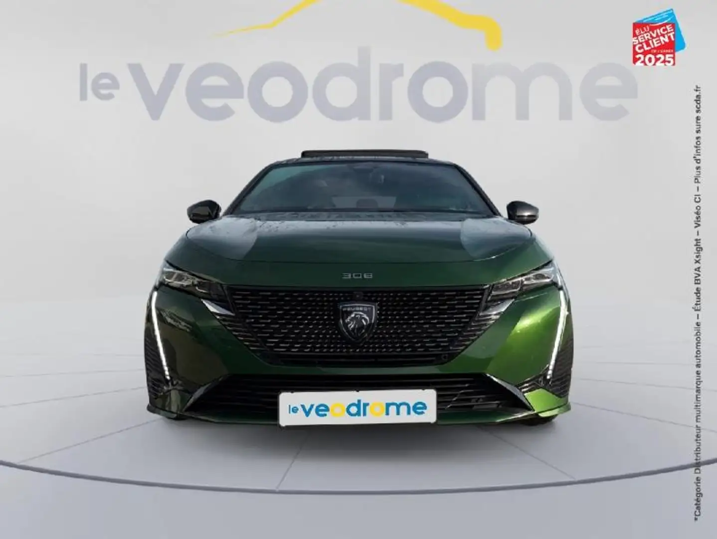 Peugeot 308 1.5 BlueHDi 130ch S/S GT EAT8 Touvrant Sieges chauf Camera Carplay Focal Vert - 2