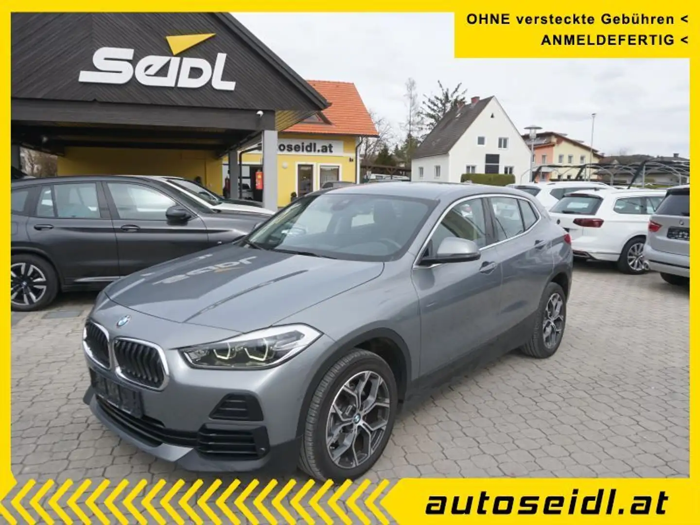 BMW X2 sDrive 18d Aut. *2022er+LED+18"ALU* Grau - 1