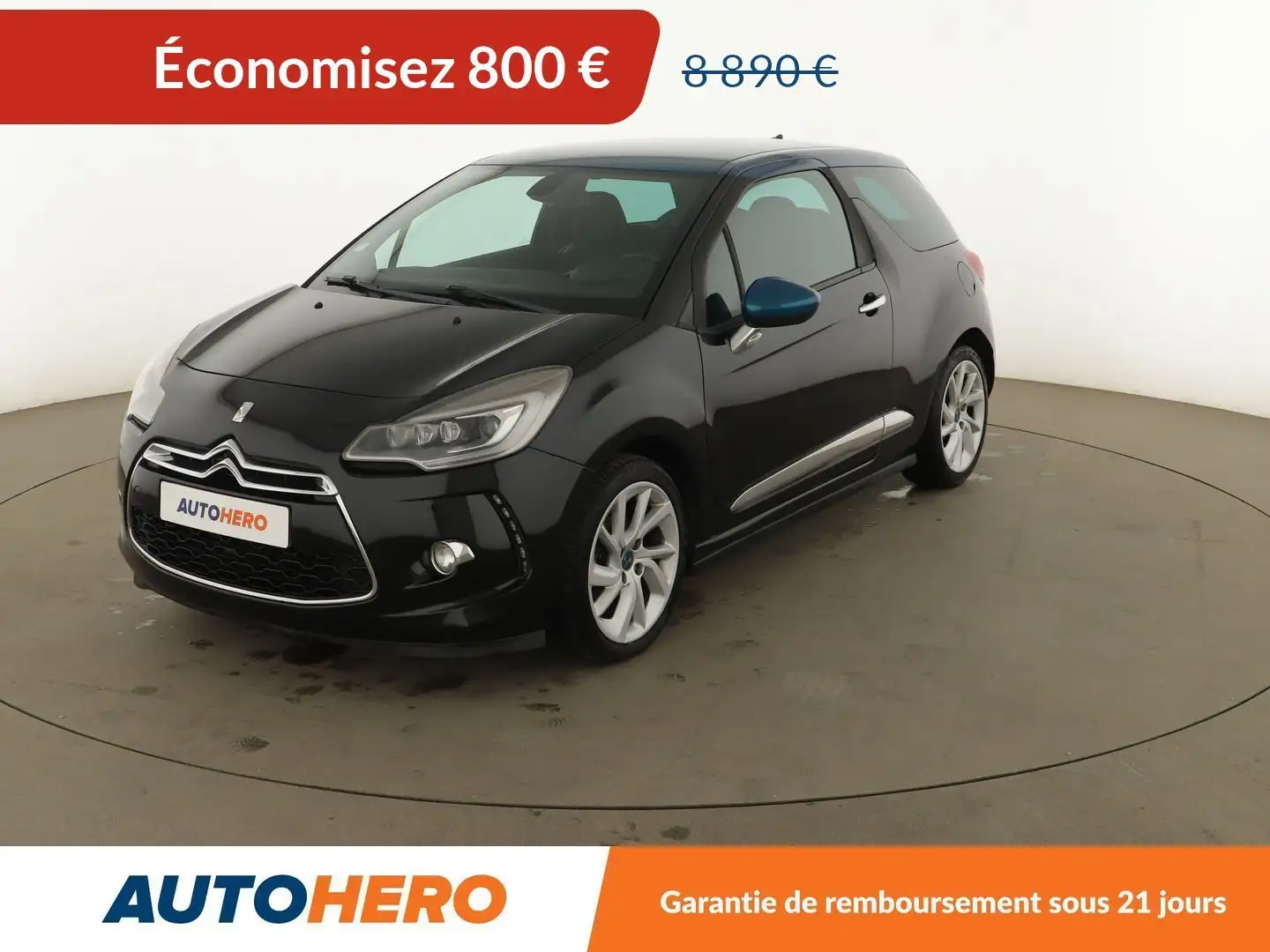 Citroen DS3 1.2 PureTech Emeraude Addict Noir - 1