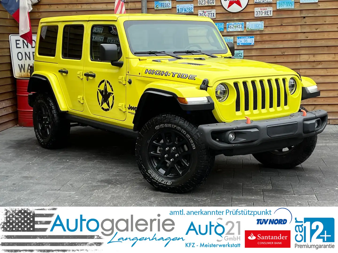 Jeep Wrangler Unlimeted Sport Tide Hide 4x4 3.6l NAVI Gelb - 1