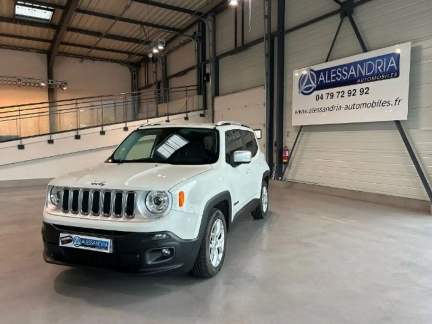 Jeep Renegade 1.6 I MultiJet S&amp;S 120 ch BVR6 Limited Advanced Technologies 5P Blanc - 1