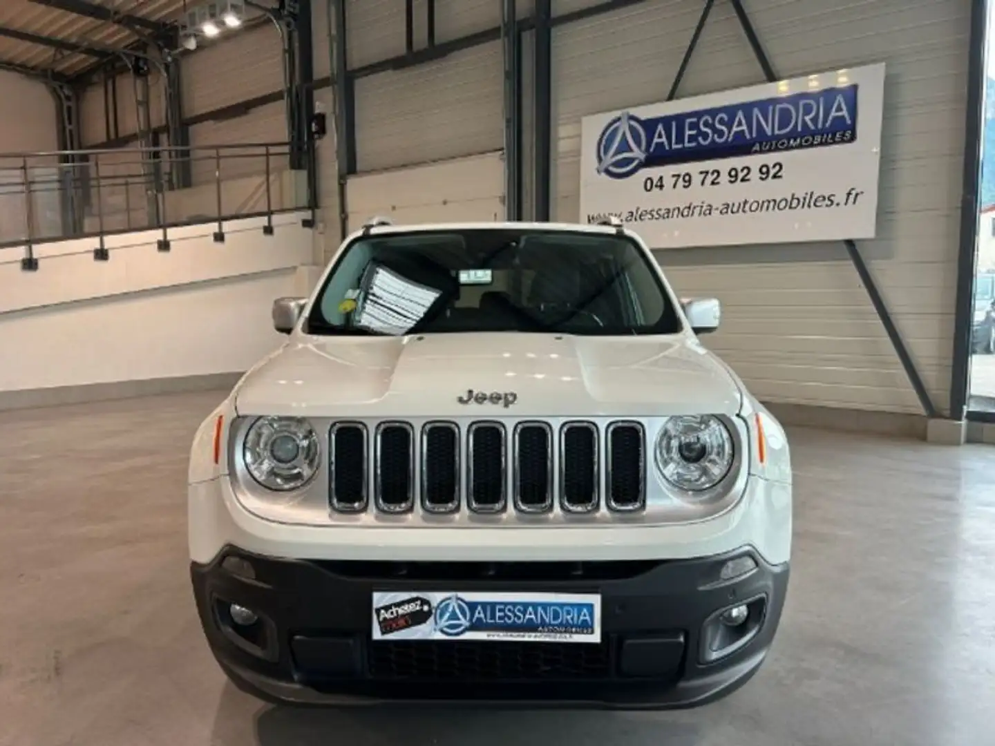 Jeep Renegade 1.6 I MultiJet S&amp;S 120 ch BVR6 Limited Advanced Technologies 5P Blanc - 2