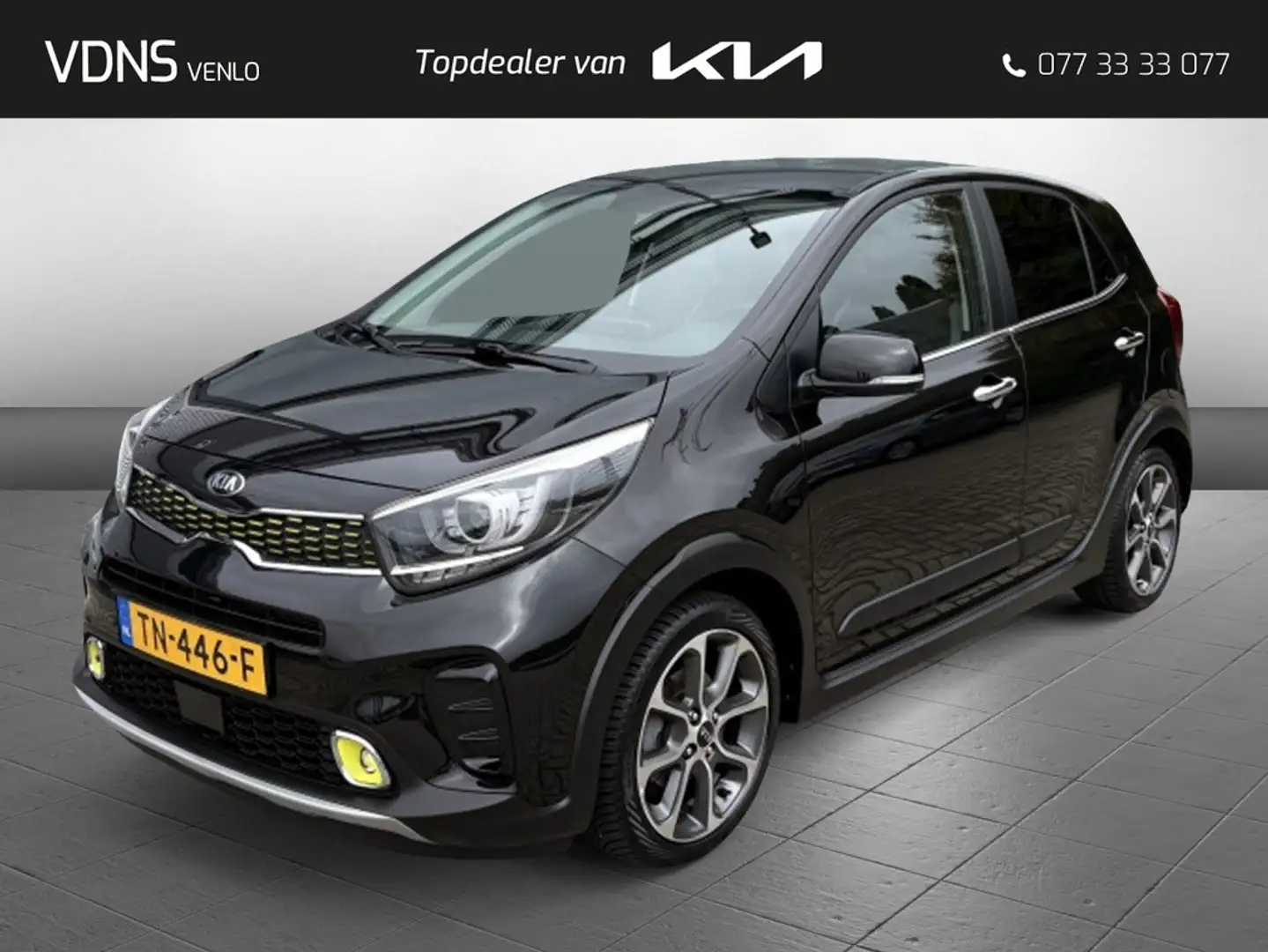 Kia Picanto 1.2 CVVT X-Line '' 1ste eigenaar '' Zwart - 1