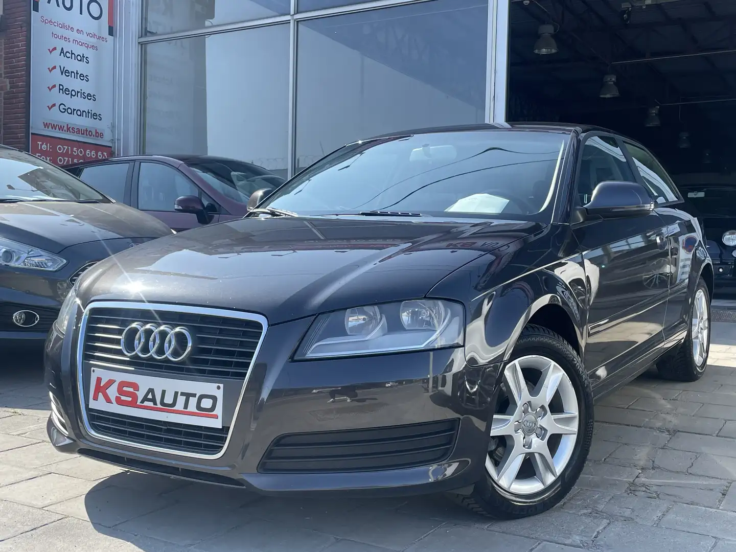 Audi A3 1.9 TDi Ambition/211.789KM/CLIM AUTO/CUIR/EURO 4 Gris - 1