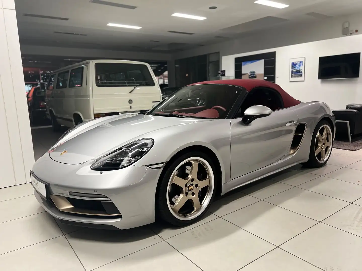 Porsche Boxster GTS 4.0 *25 Jahre Edition*BOSE*Sitzbelü* Argent - 2