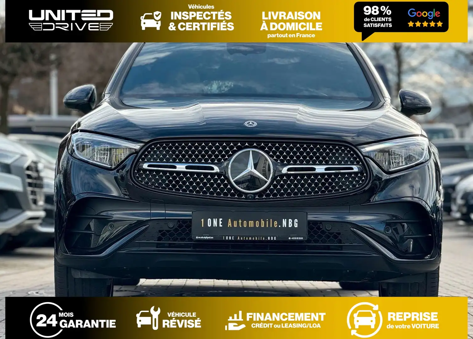 Mercedes-Benz GLC 300 de Coupé 9G-Tronic 4Matic AMG Line 333CV Noir - 2