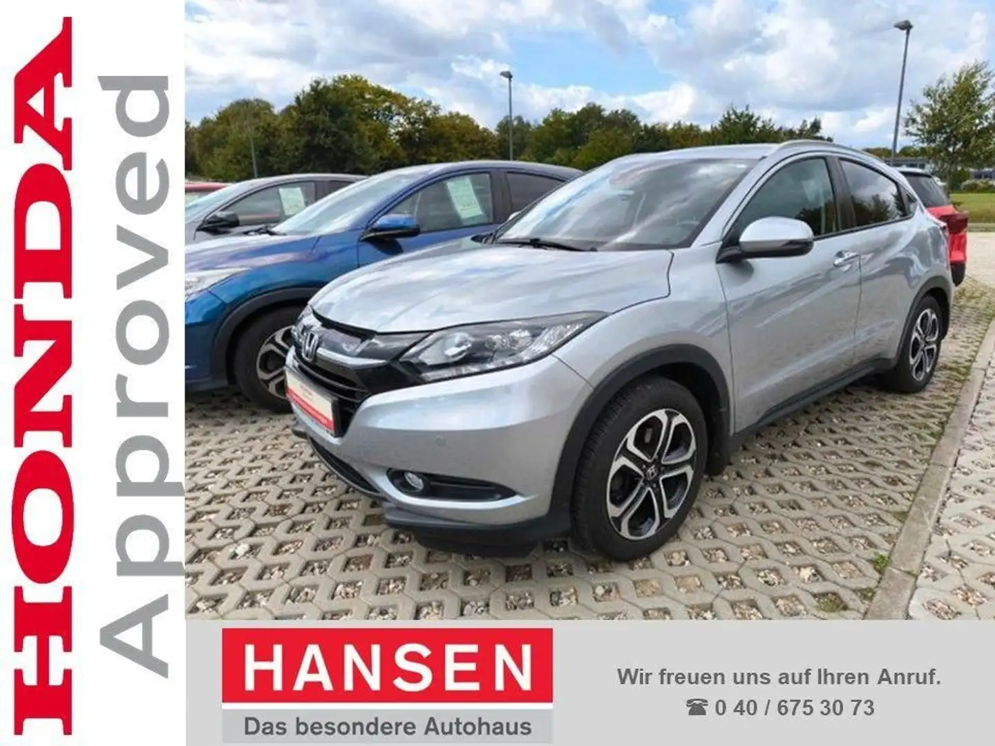 Honda HR-V 1,5 Executive Automatik + AHK Silber - 1