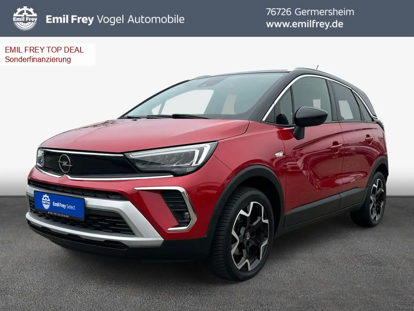 Opel Crossland Crossland 1.2 Automatik Elegance Rouge - 1