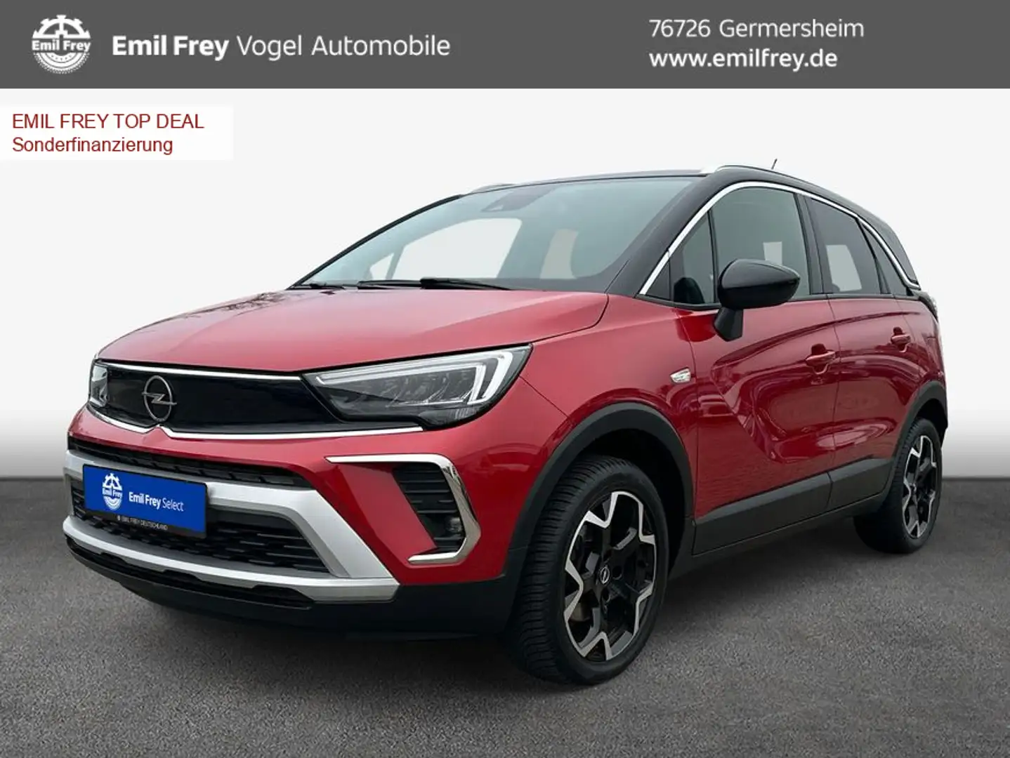 Opel Crossland Crossland 1.2 Automatik Elegance Rouge - 1