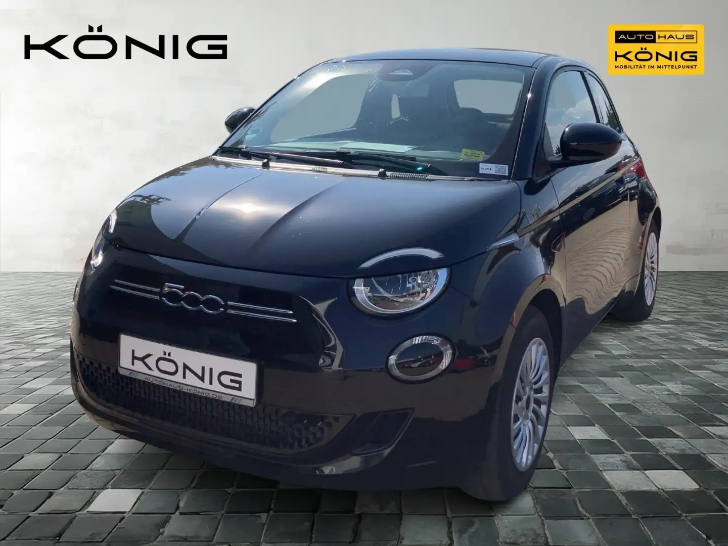 Fiat 500 MY23 Elektro Klimaautomatik Schwarz - 1