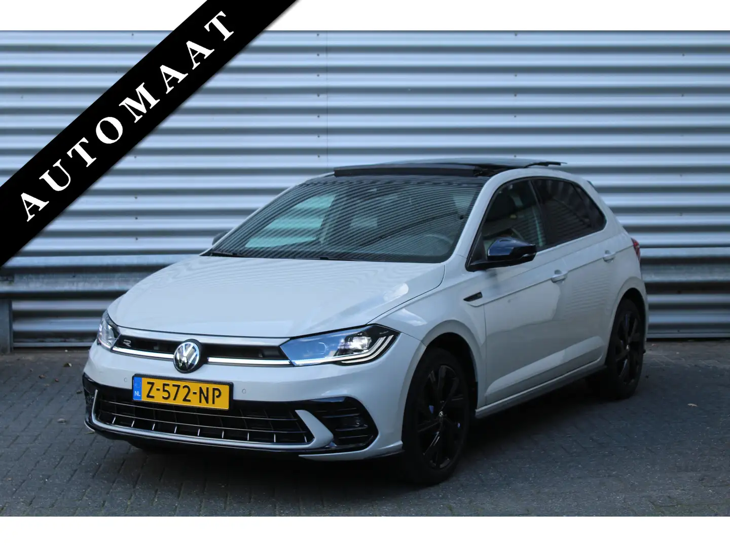 Volkswagen Polo 1.0 TSI 96pk R-Line DSG7 Panoramadak NL-Auto NAP B Grijs - 1