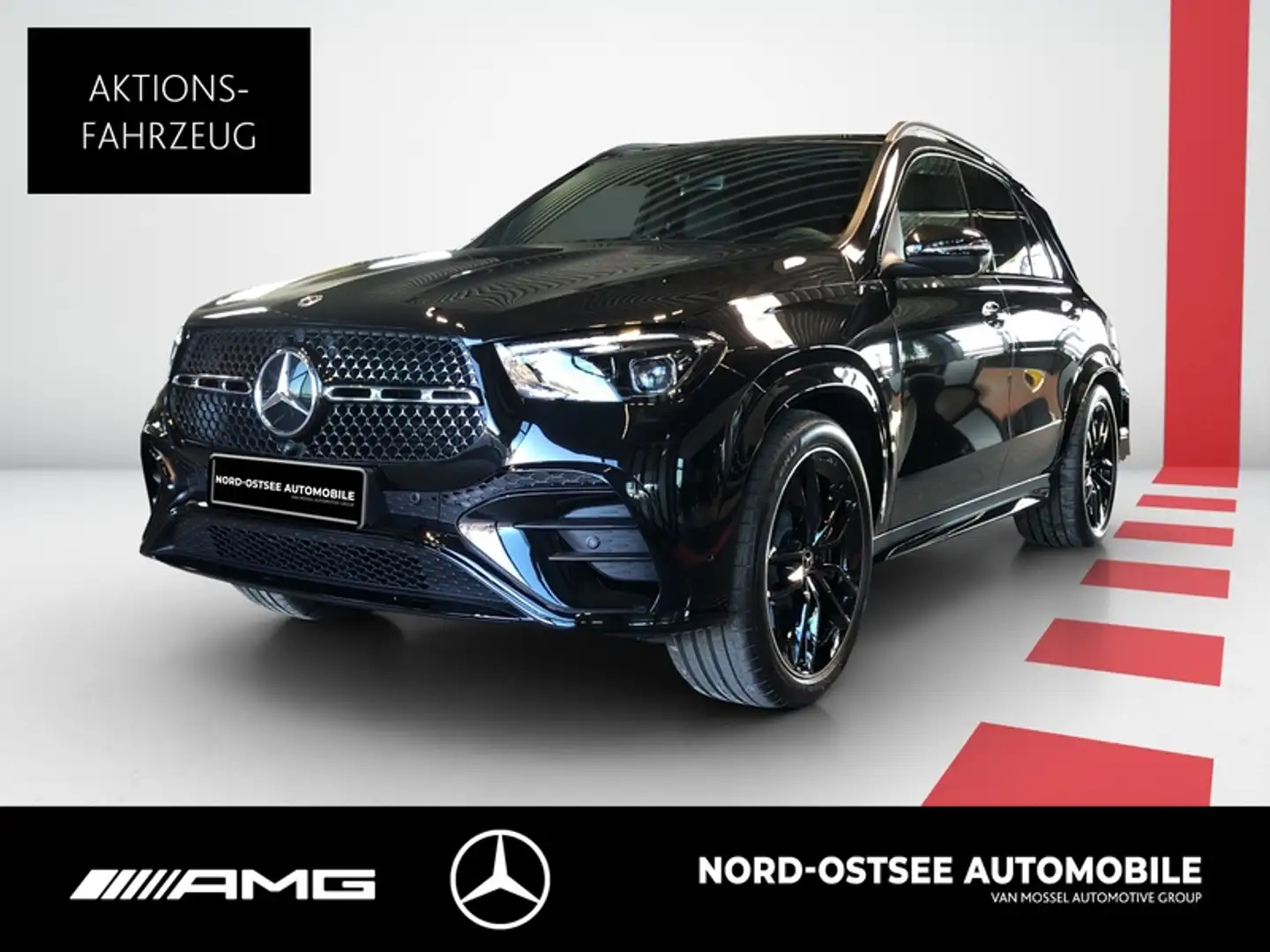 Mercedes-Benz GLE 350 de 4m AMG EDITION AHK PANO 22-ZO AIRMAT Schwarz - 1