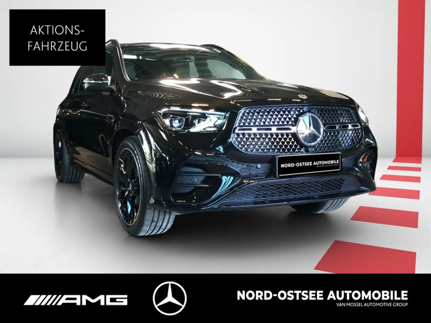 Mercedes-Benz GLE 350 de 4m AMG EDITION AHK PANO 22-ZO AIRMAT Schwarz - 2