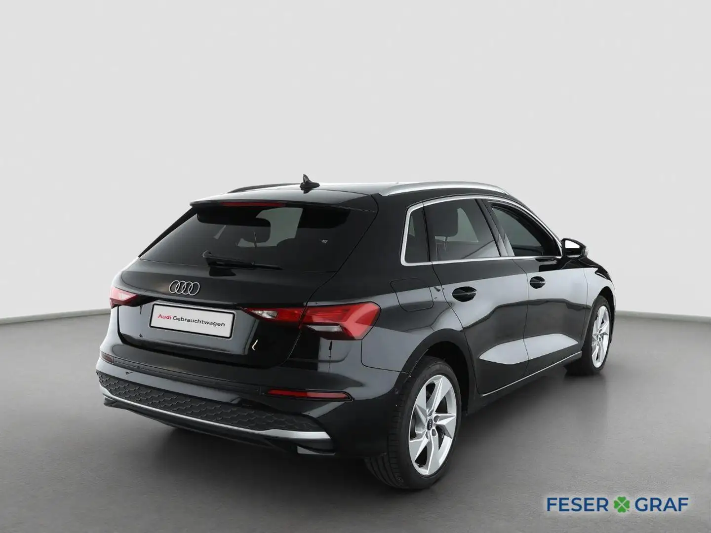 Audi A3 30 TFSI S tronic /LED/Navi+/CarPlay Schwarz - 2
