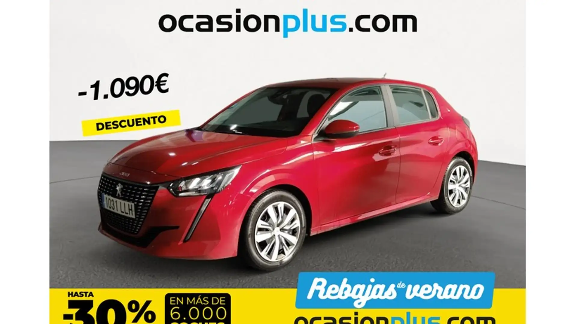 Peugeot 208 1.2 Puretech S&S Active 75 Rouge - 1