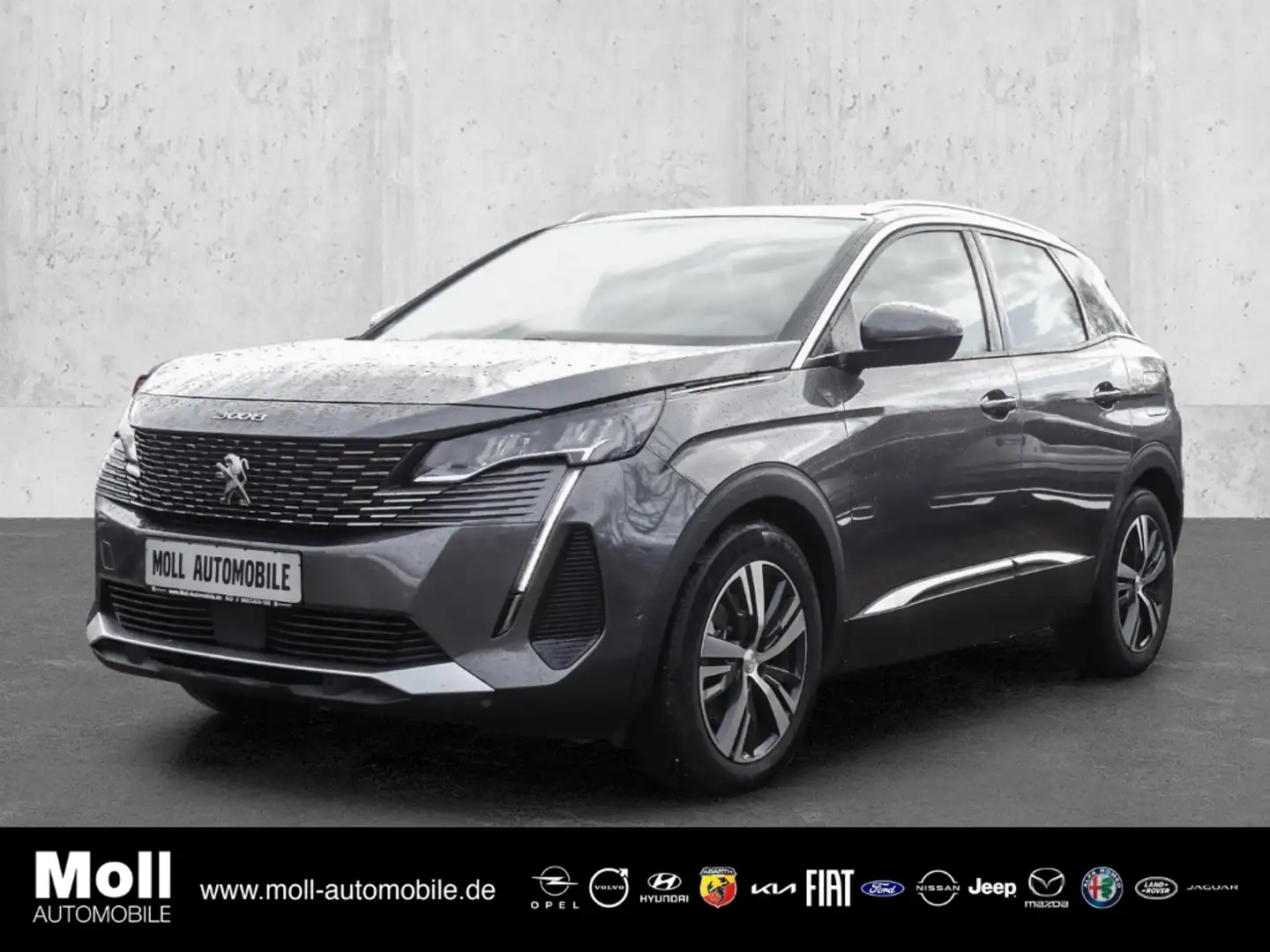 Peugeot 3008 Hybrid 225 Roadtrip 1.6 Plug-In EU6d Navi digitale Grau - 1