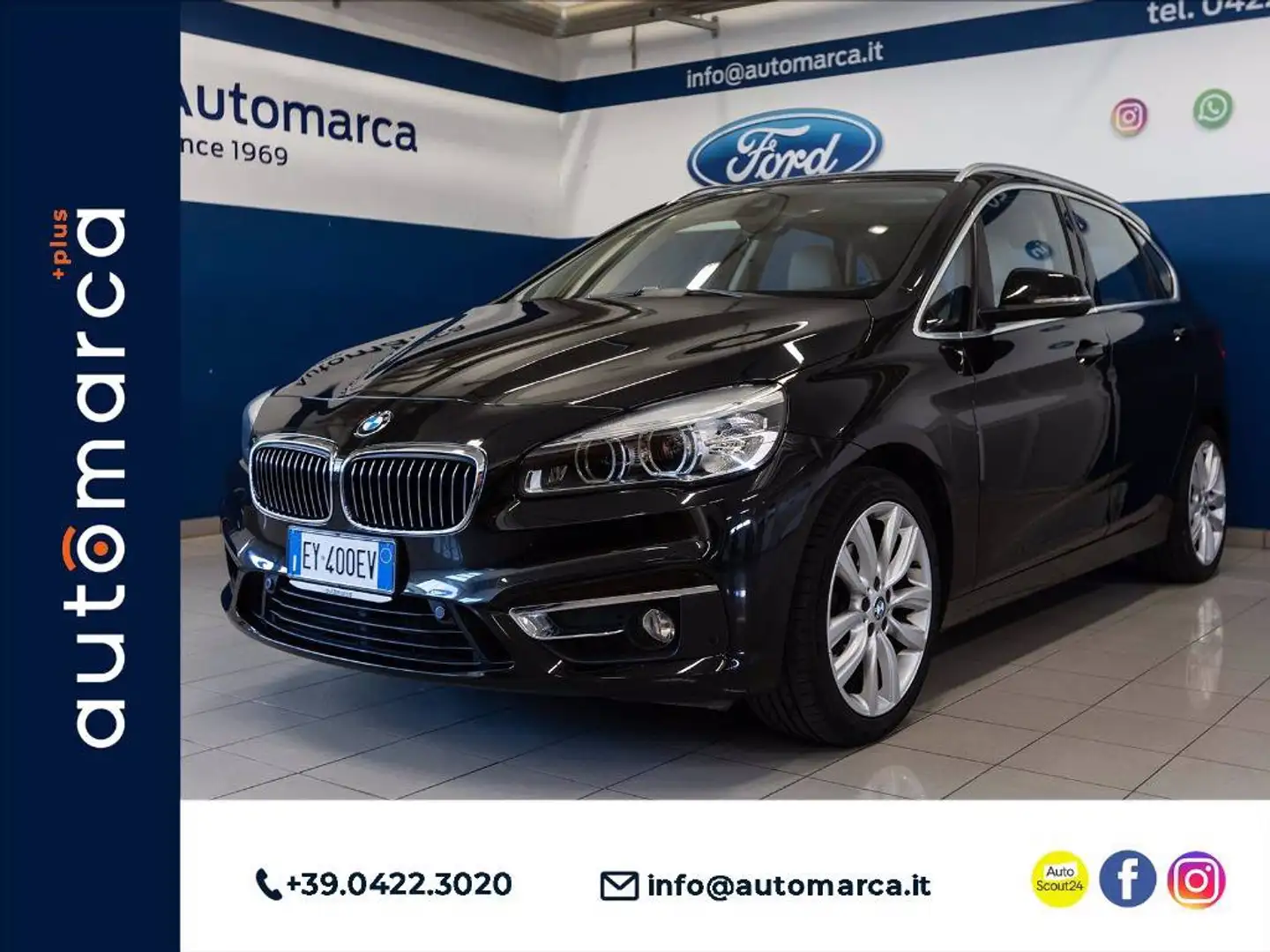 BMW 218 d Active Tourer Luxury auto Nero - 1