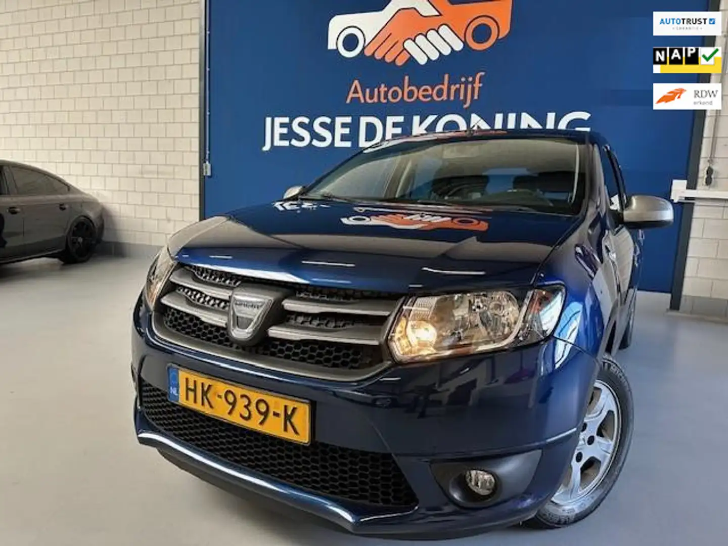 Dacia Sandero 0.9 TCe 10th Anniversary,bj.2015,blauw,airco,NAP m Blauw - 1
