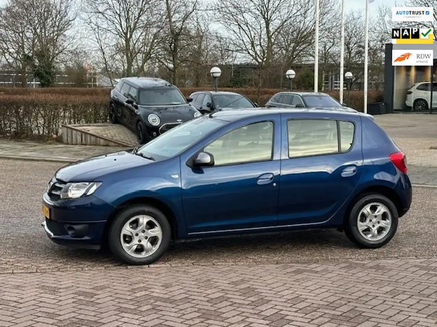 Dacia Sandero 0.9 TCe 10th Anniversary,bj.2015,blauw,airco,NAP m Blauw - 1