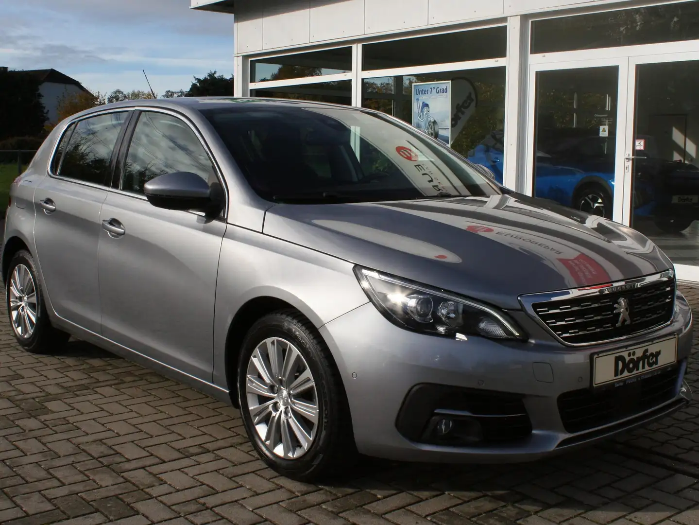 Peugeot 308 Allure - Klimaauto, SH, Toter Winkel, Navi Grau - 2