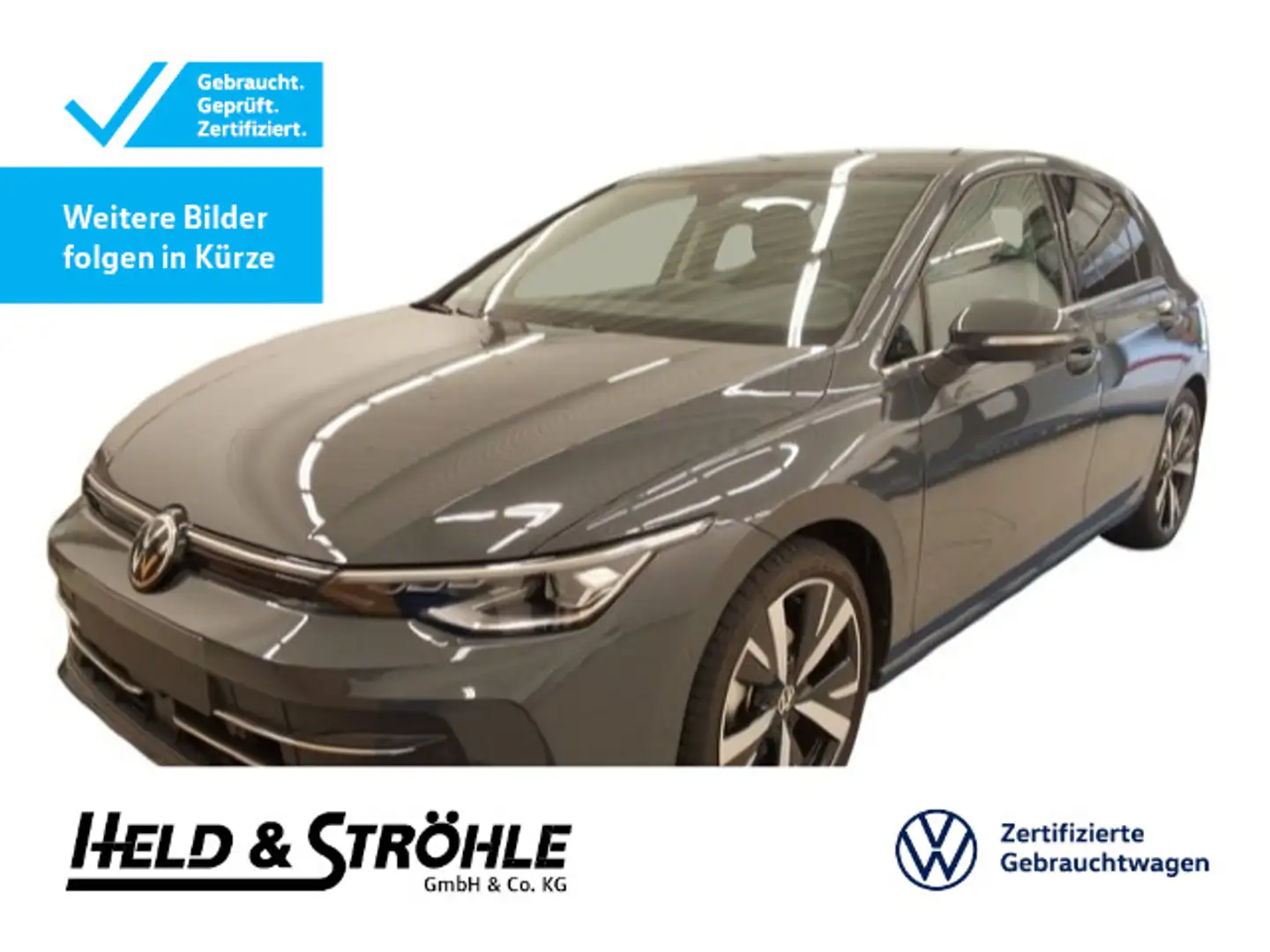 Volkswagen Golf 8 Style 1.5 eTSI DSG AHK LED+ ACC KAM ALU18 Grau - 1