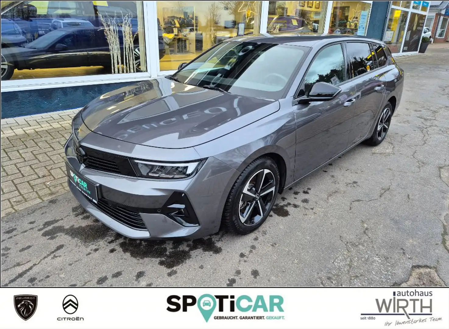 Opel Astra GS Sports Tourer 1.2 Turbo AT-8 LED+NAVI+360° Gris - 1