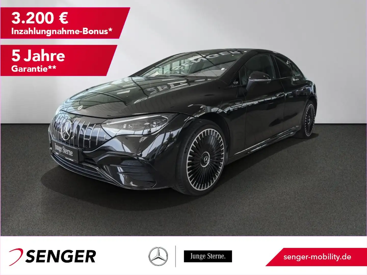 Mercedes-Benz EQE 350 EQE 43 AMG 4M Night Airmatic Digital-Light Pano Nero - 1