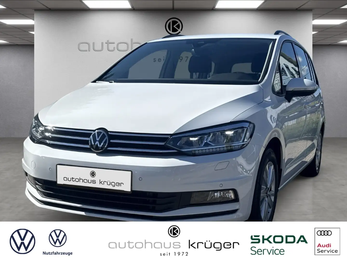 Volkswagen Touran 2.0 TDI DSG Comfortline AHK-klappbar Navi Digitale Blanc - 1