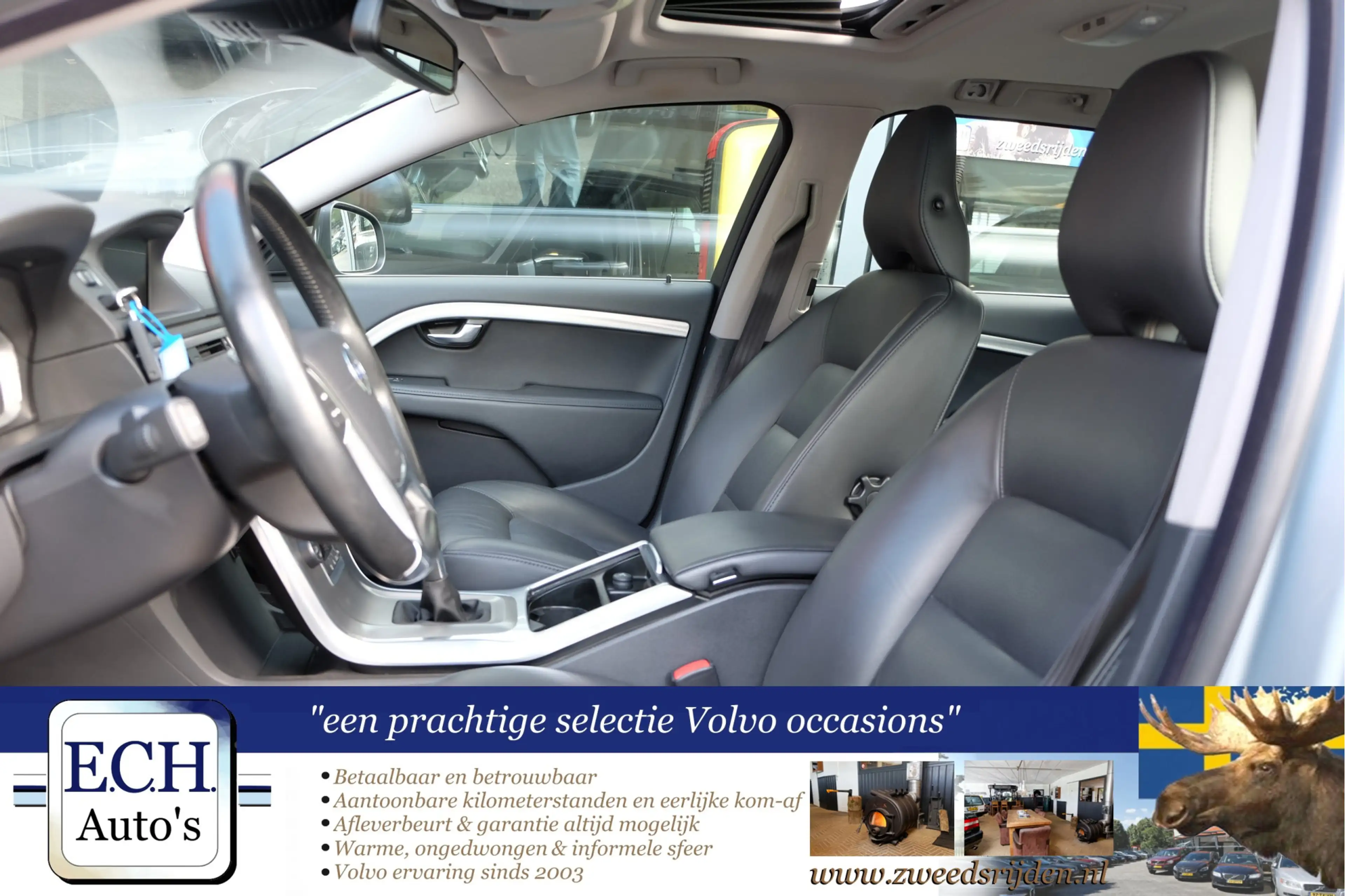 Volvo V70 2.0 D4 181 pk Nordic+ Schuifdak, Leer, Trekhaak, X — photo 8