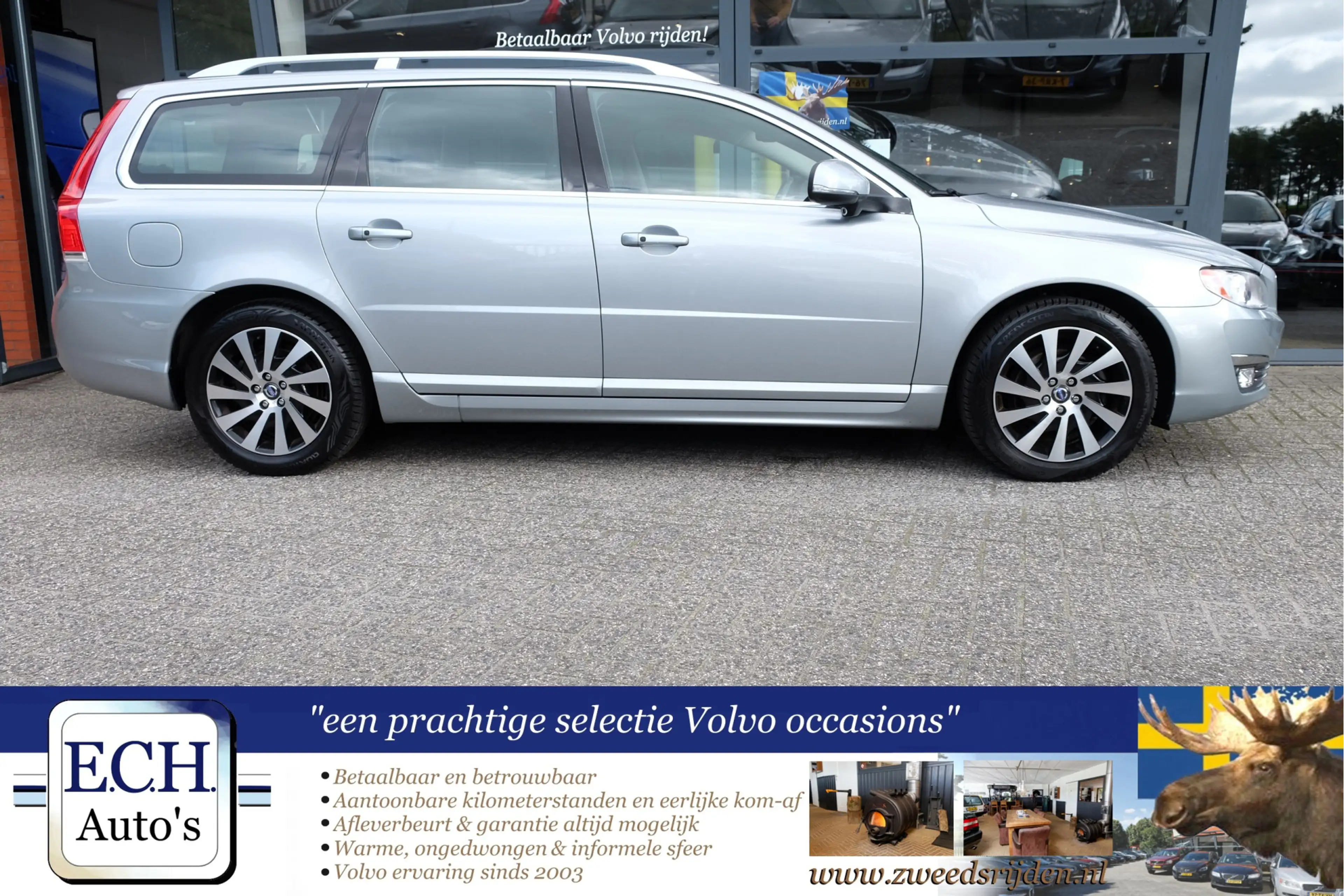 Volvo V70 2.0 D4 181 pk Nordic+ Schuifdak, Leer, Trekhaak, X — photo 2