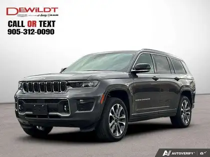 Gray 2024 Jeep Grand Cherokee L SUV / Crossover Four-Wheel Drive 8-Speed Automatic